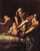 Artemisia gentileschi, Judit drapes Holofernes